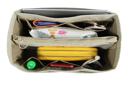 [Fendi Peekaboo X-Lite Large] Waterproof Linen Bag Organizer - Customized Purse Insert, Tote Liner Protector, Handbag Organiser (Type B)