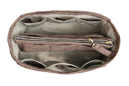 [Fendi Peekaboo X-Lite Medium] Waterproof Linen Bag Organizer - Customized Purse Insert, Tote Liner Protector, Handbag Organiser (Type B)