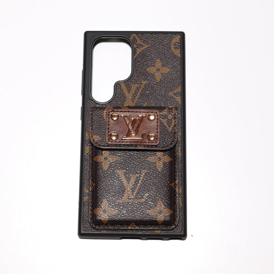 Louis Vuitton Phone Case for Samsung Galaxy Brown Monogram