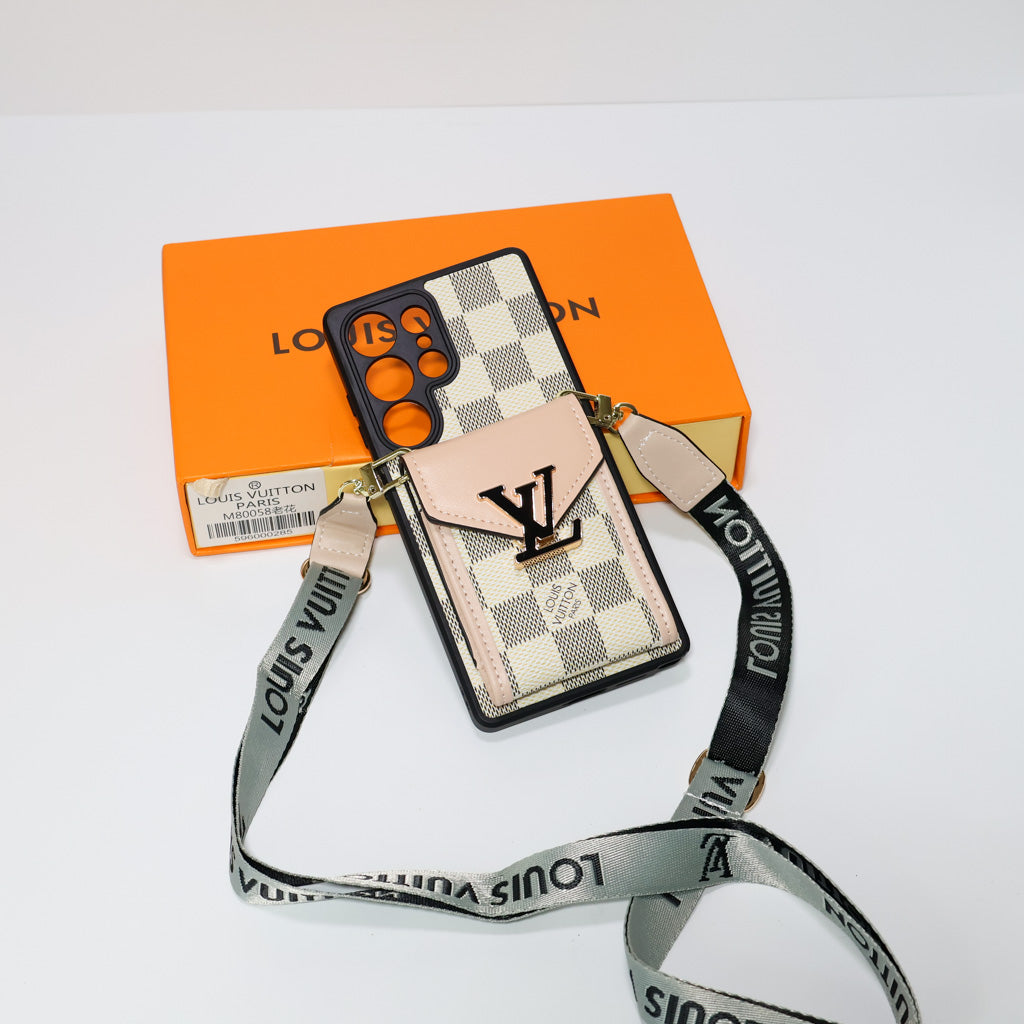 LV Samsung Galaxy Crossbody Phone Case for S2226 Ultra Plus