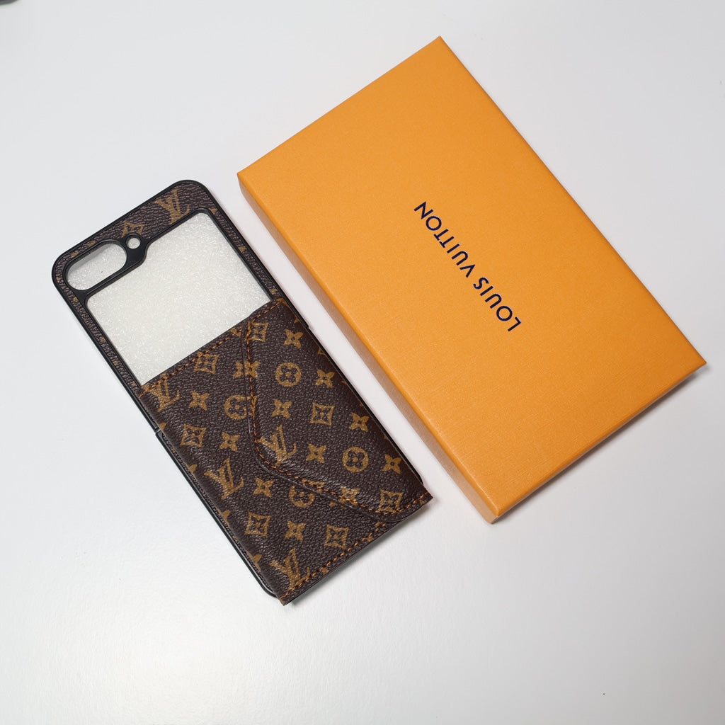 Z Flip LV Case Wallet Style For 3 4 5 6 7 Series