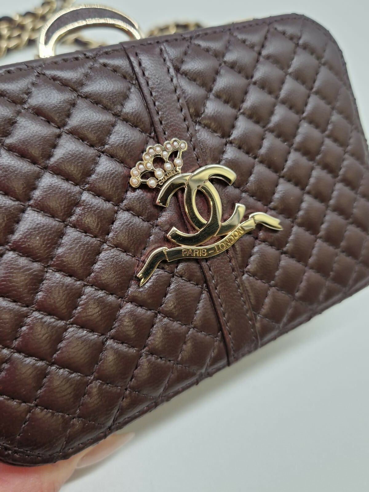 Chanel 2008 Micro Paris-London Clutch Bag