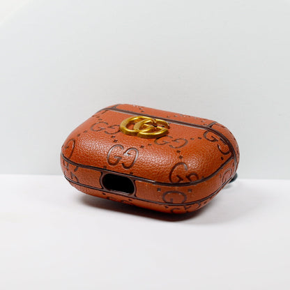 Designer AirPods 23Pro Case GG Brown