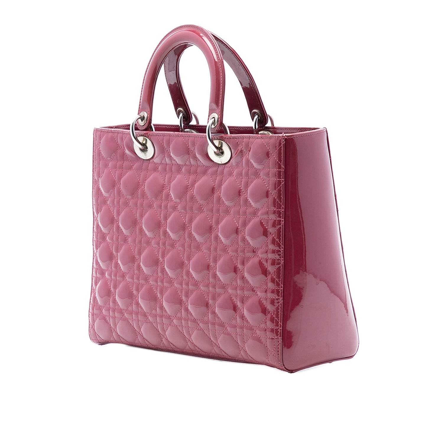 Dior Lady Dior Cannage Red Handbag Style 2