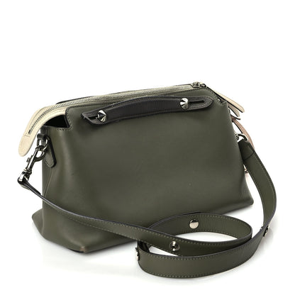Fendi Vitello Dolce 4 Color Medium By The Way Boston Bag Equatore Plaster Multicolor