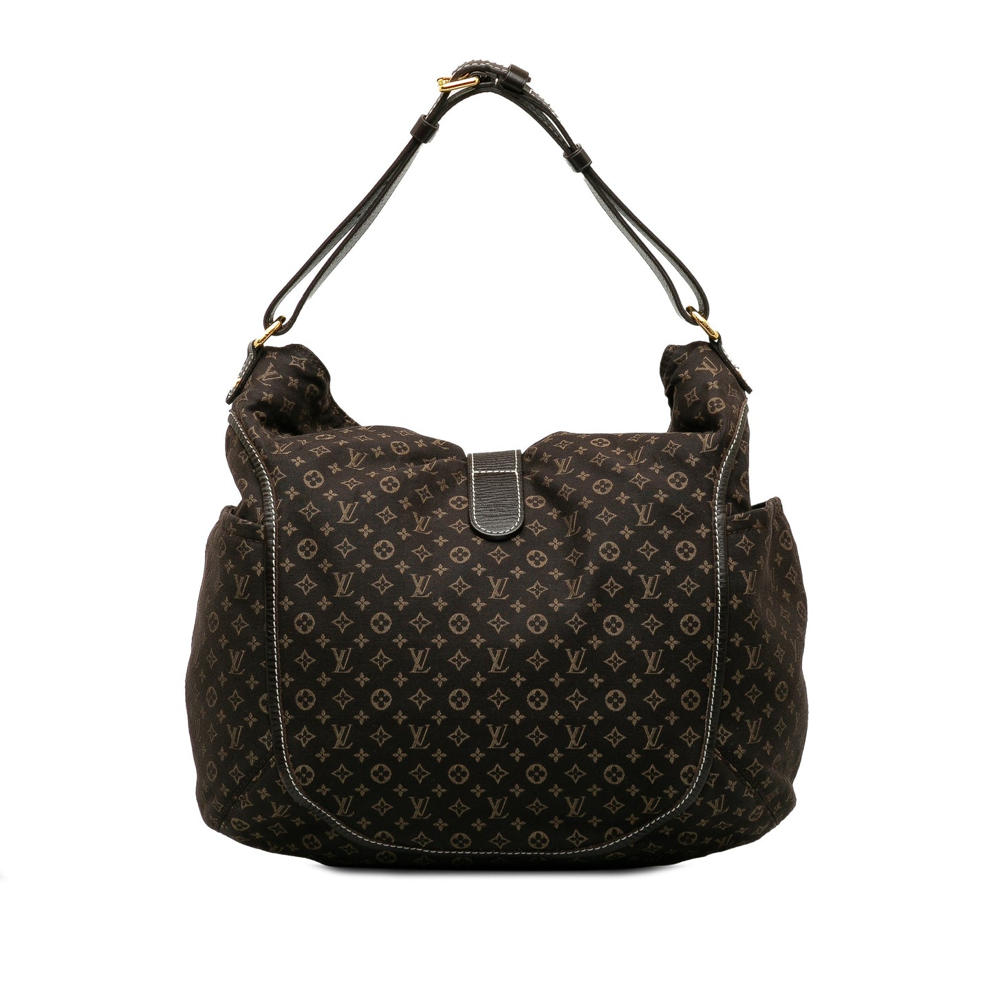 Brown Louis Vuitton Monogram Mini Lin Romance Hobo Bag