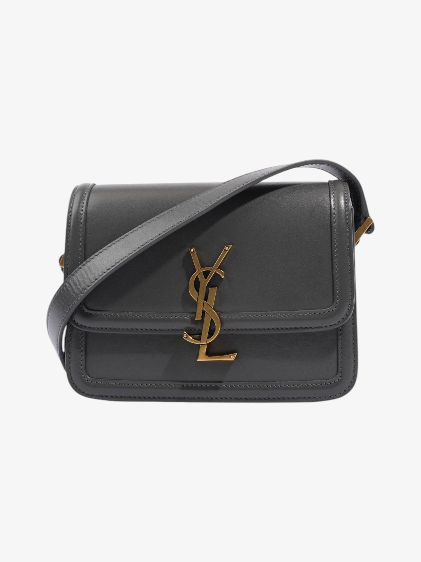 Saint Laurent Solferino Leather Red Crossbody