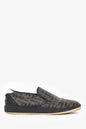 Fendi Brown Zucca Leather Sneakers Size 10 Mens