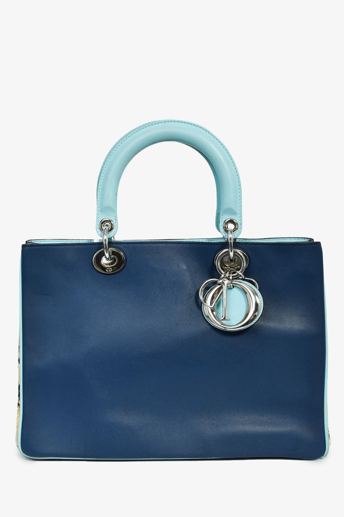 Dior Diorissimo Leather Blue Clutch
