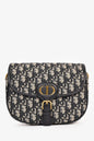 Christian Dior Blue Oblique Medium Bobby Bag