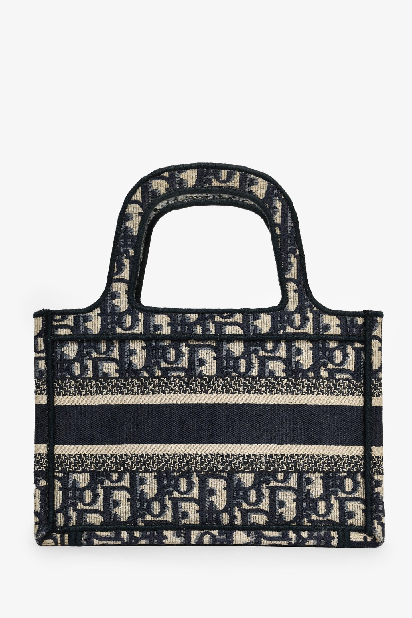 Dior Book Tote Oblique Navy Tote Bag