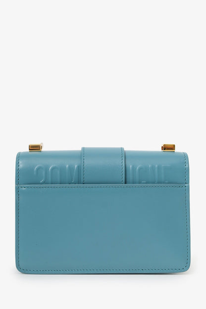 Christian Dior Blue Leather Montagine Micro Crossbody