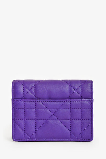 Christian Dior 2023 Purple Cannage Micro Miss Caro Bag