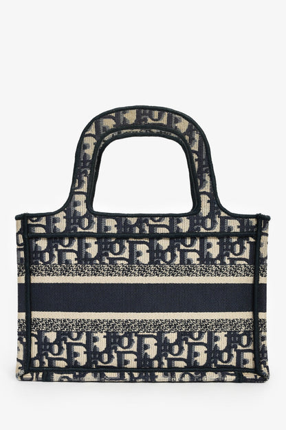 Dior Book Tote Oblique Navy Tote Bag Oblique