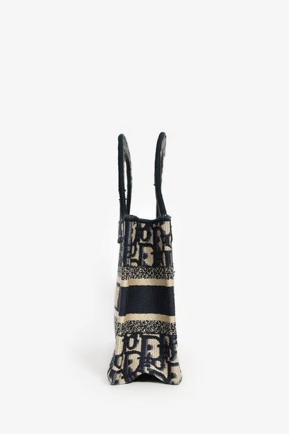 Dior Book Tote Oblique Navy Tote Bag Oblique