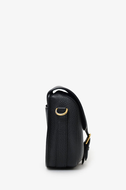 Christian Dior Black Leather Medium Bobby Bag