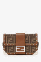 Fendi 2020 Brown FF 1974 Baguette Trunk Bag