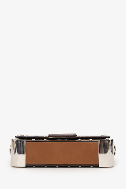 Fendi 2020 Brown FF 1974 Baguette Trunk Bag