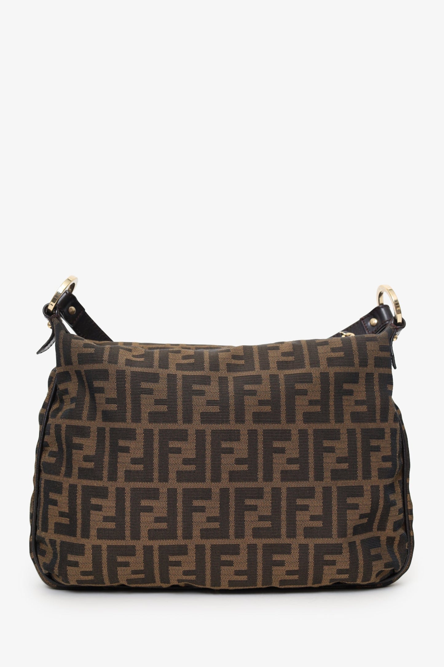 Fendi Brown Zucca Canvas Crossbody Bag