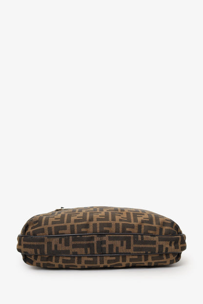 Fendi Brown Zucca Canvas Crossbody Bag