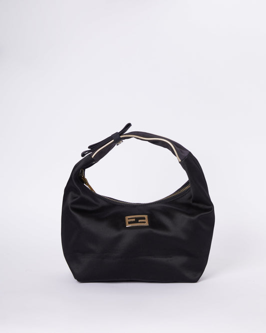Fendi Satin Mini Hobo Bag