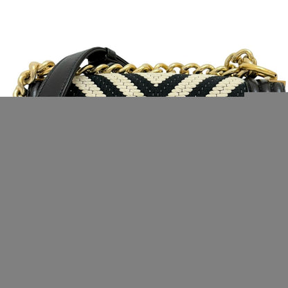 Chanel Boy Chanel V Stitch Leather Shoulder Bag