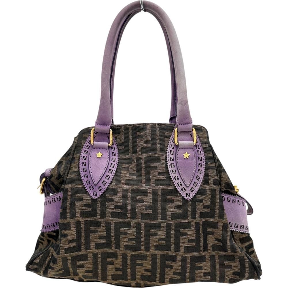 Fendi Zucchino Red Shoulder Bag Style 49