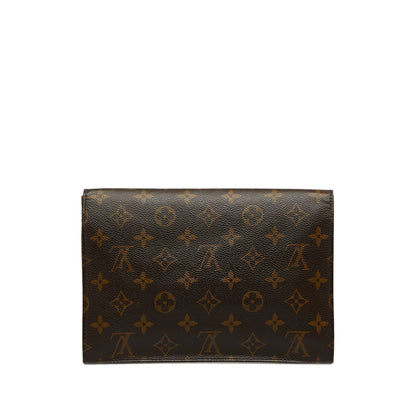 Brown Louis Vuitton Monogram Pochette Rabat 23 Clutch Bag