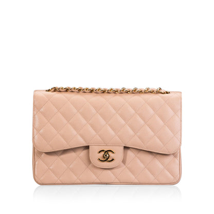 Chanel Classic Flap Lambskin Gold Shoulder Bag Style 103
