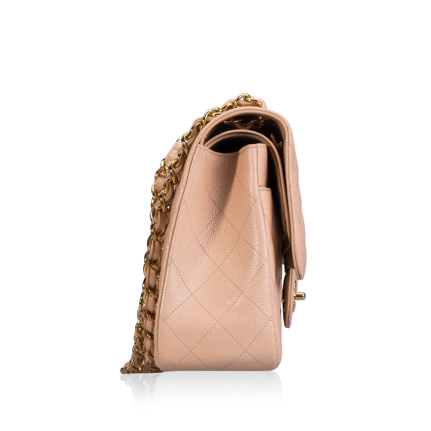 Chanel Classic Flap Lambskin Gold Shoulder Bag Style 103