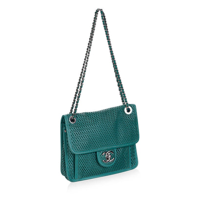 Chanel Timeless Leather Silver Handbag
