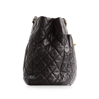 Chanel Lambskin Black Tote Bag Style 3