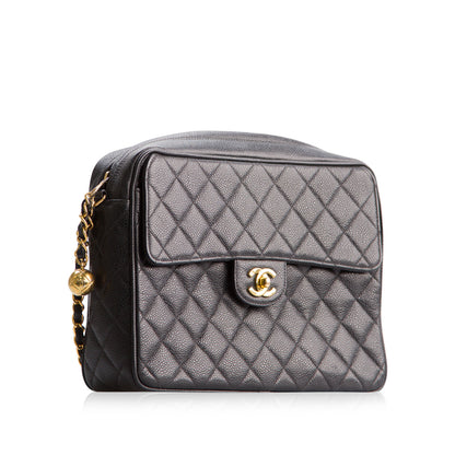 Chanel Timeless Caviar Gold Handbag Caviar