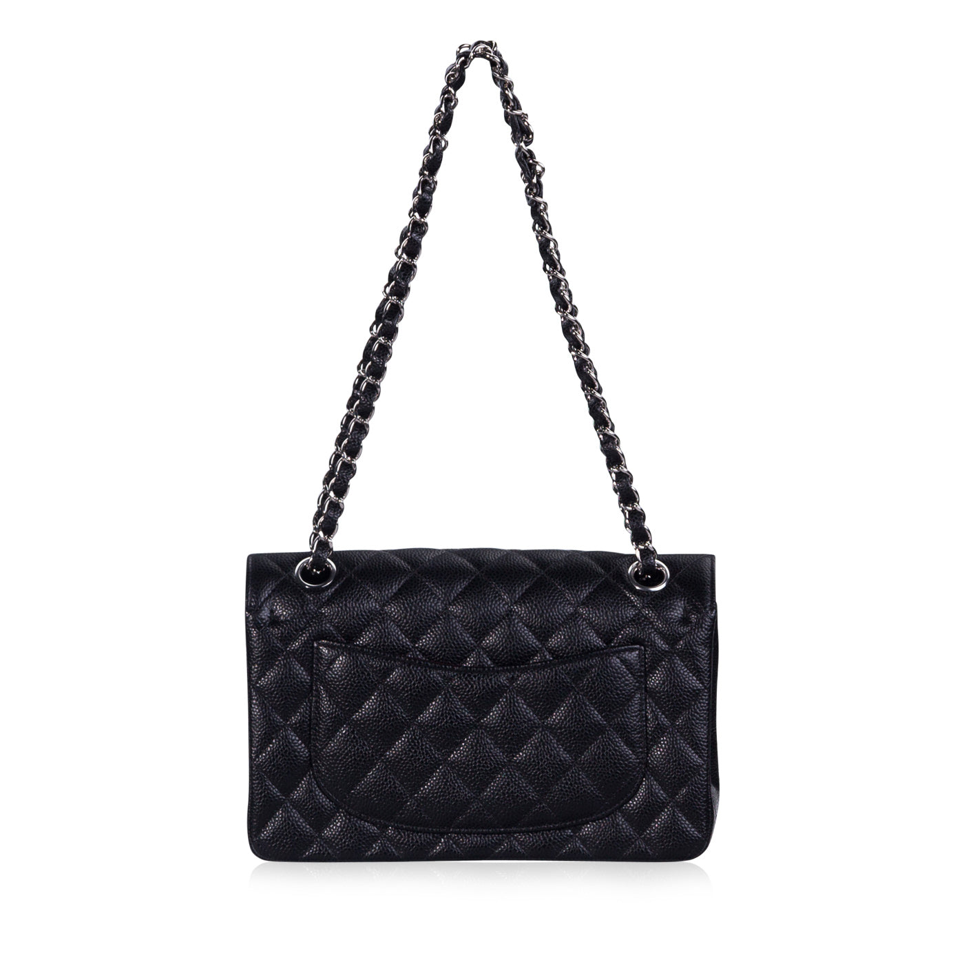 Chanel Classic Flap Caviar Black Shoulder Bag Style 134
