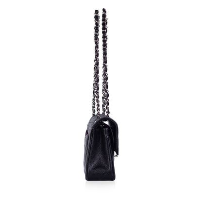 Chanel Classic Flap Caviar Black Shoulder Bag Style 134