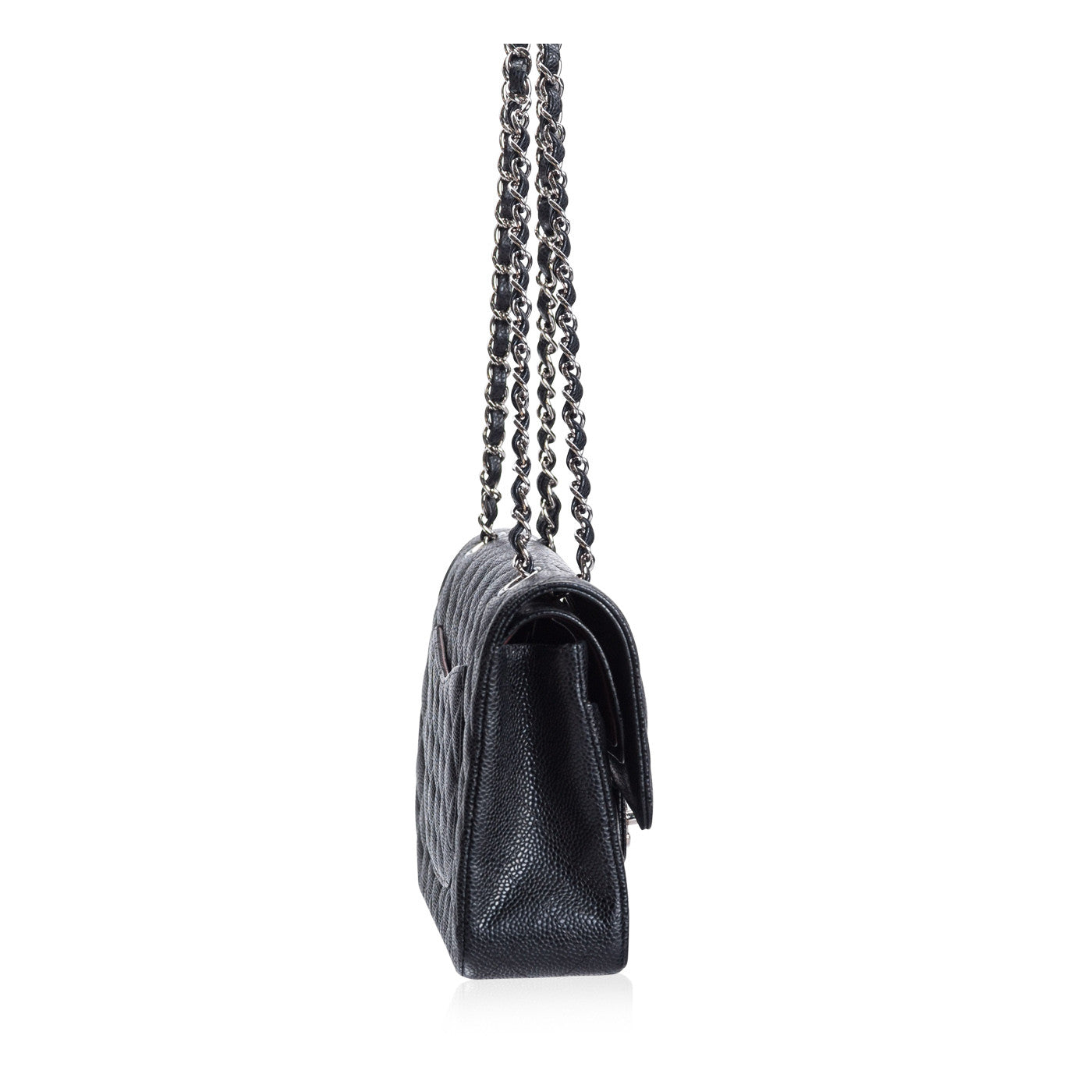Chanel Classic Flap Caviar Black Shoulder Bag