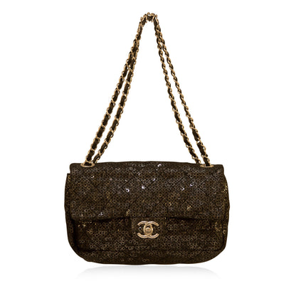 Chanel Classic Flap Leather Black Shoulder Bag Style 2