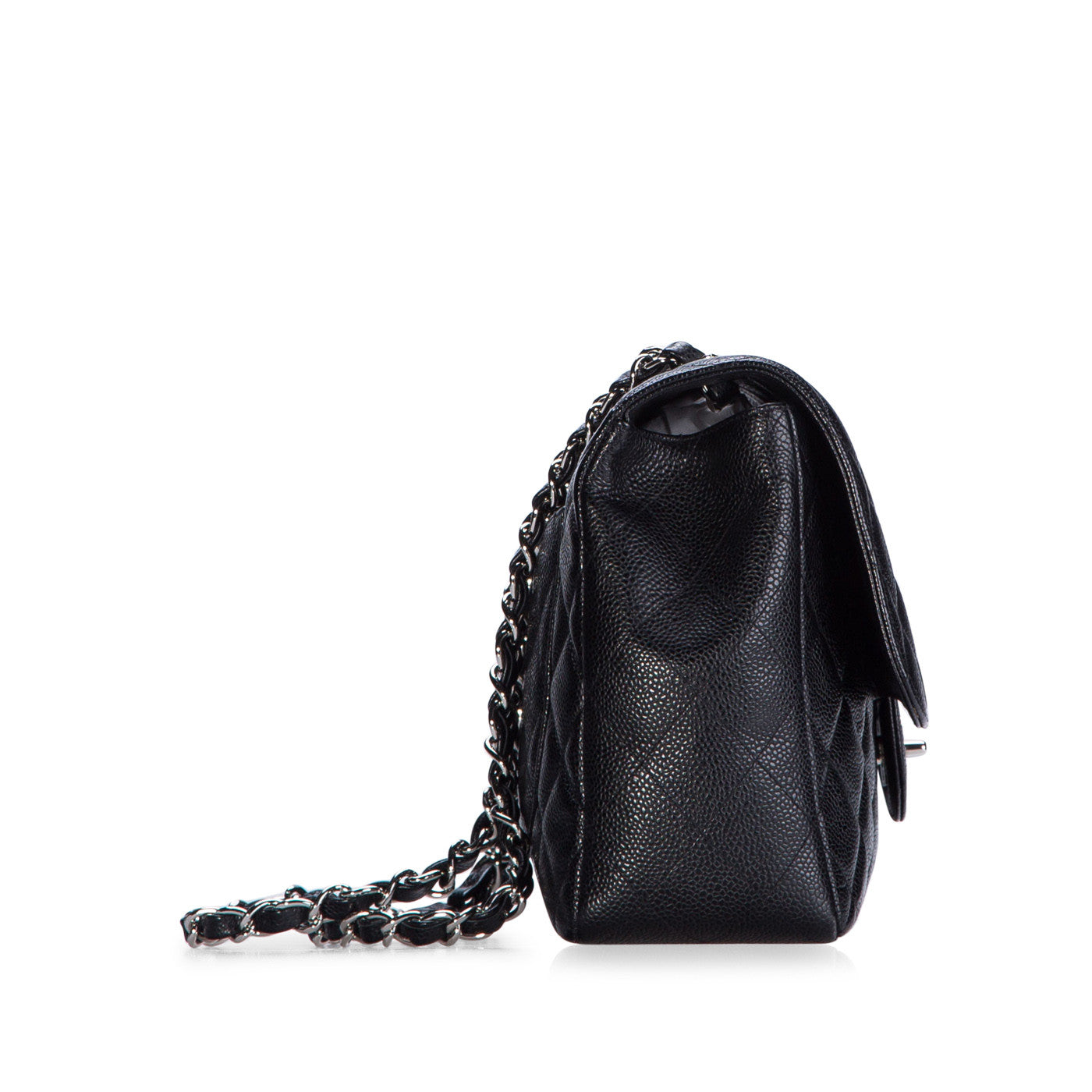 Chanel Classic Flap Caviar Black Shoulder Bag Style 139