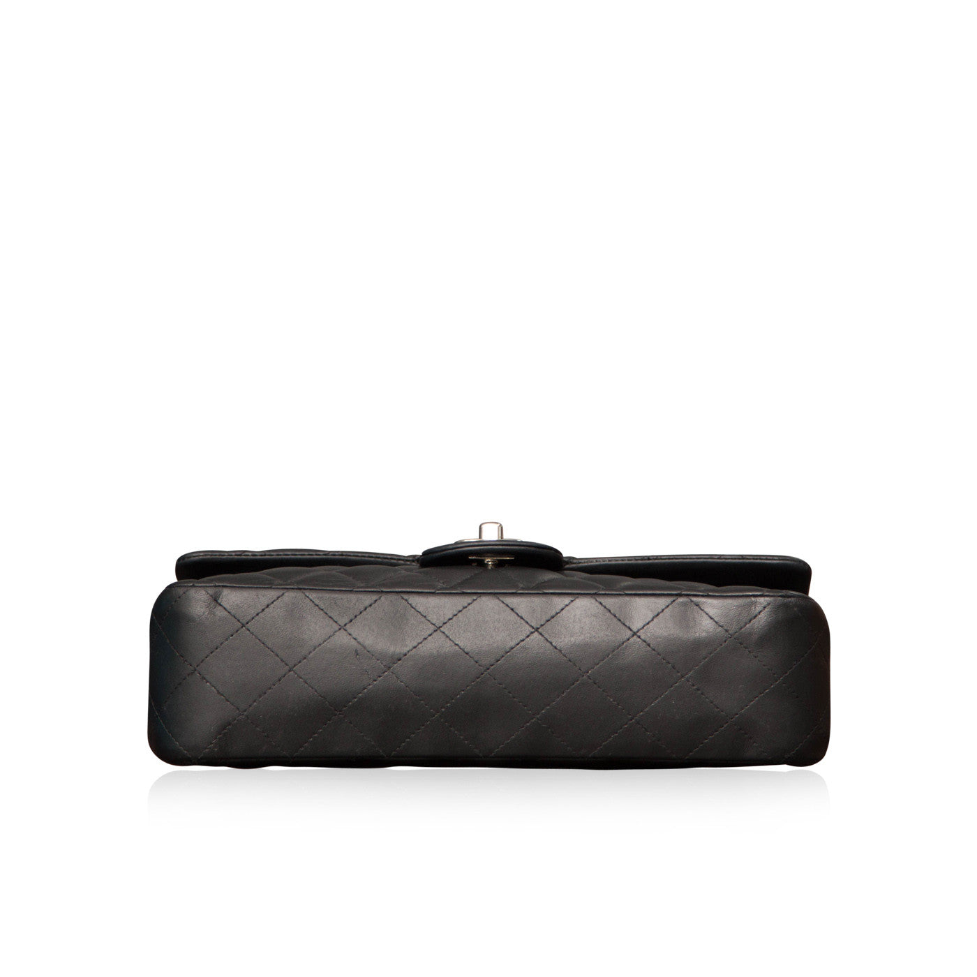 Chanel Classic Flap Lambskin Black Shoulder Bag Style 283