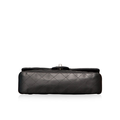 Chanel Classic Flap Lambskin Black Shoulder Bag Style 283
