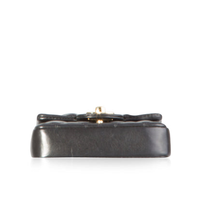 Chanel Classic Flap Leather Black Shoulder Bag Style 9
