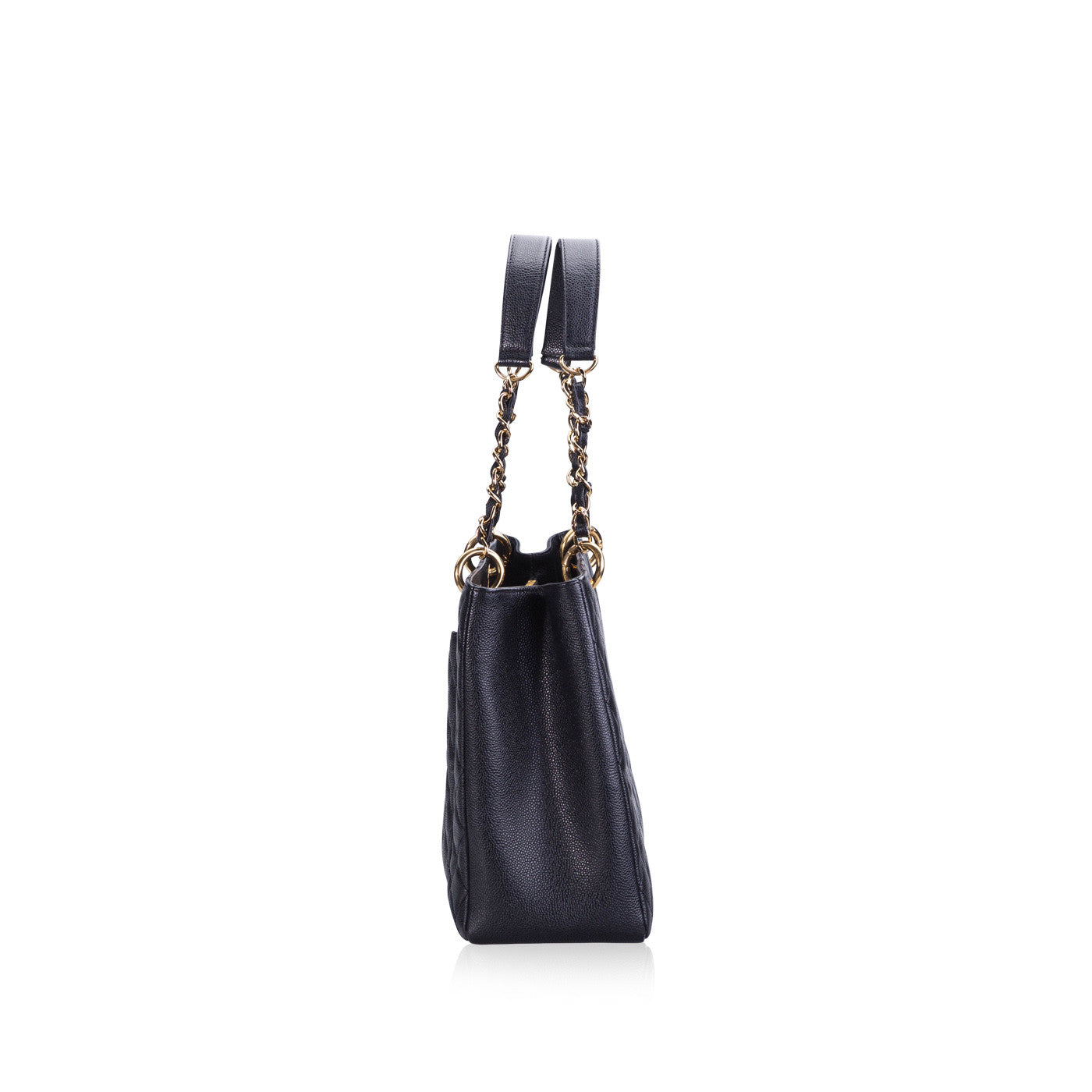 Chanel Timeless Caviar Black Tote Bag Style 45