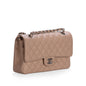Chanel Classic Flap Caviar Silver Shoulder Bag Style 20