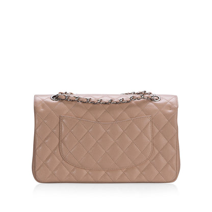 Chanel Classic Flap Caviar Silver Shoulder Bag Style 20