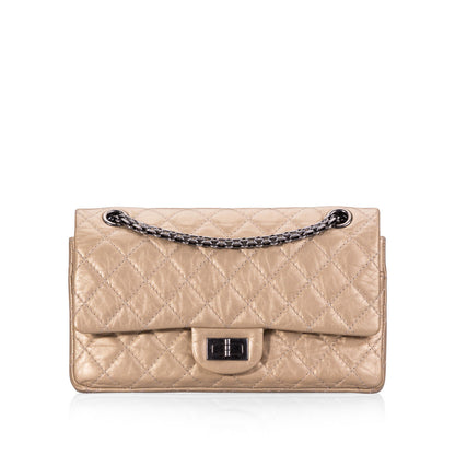 Chanel Classic Flap Leather Gold Shoulder Bag Style 2