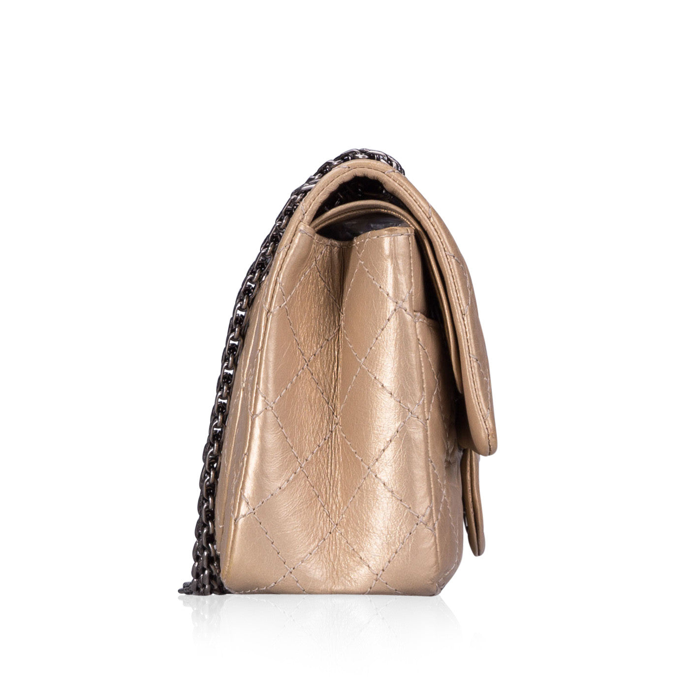 Chanel Classic Flap Leather Gold Shoulder Bag Style 2