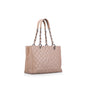 Chanel Classic Flap Leather Silver Tote Bag