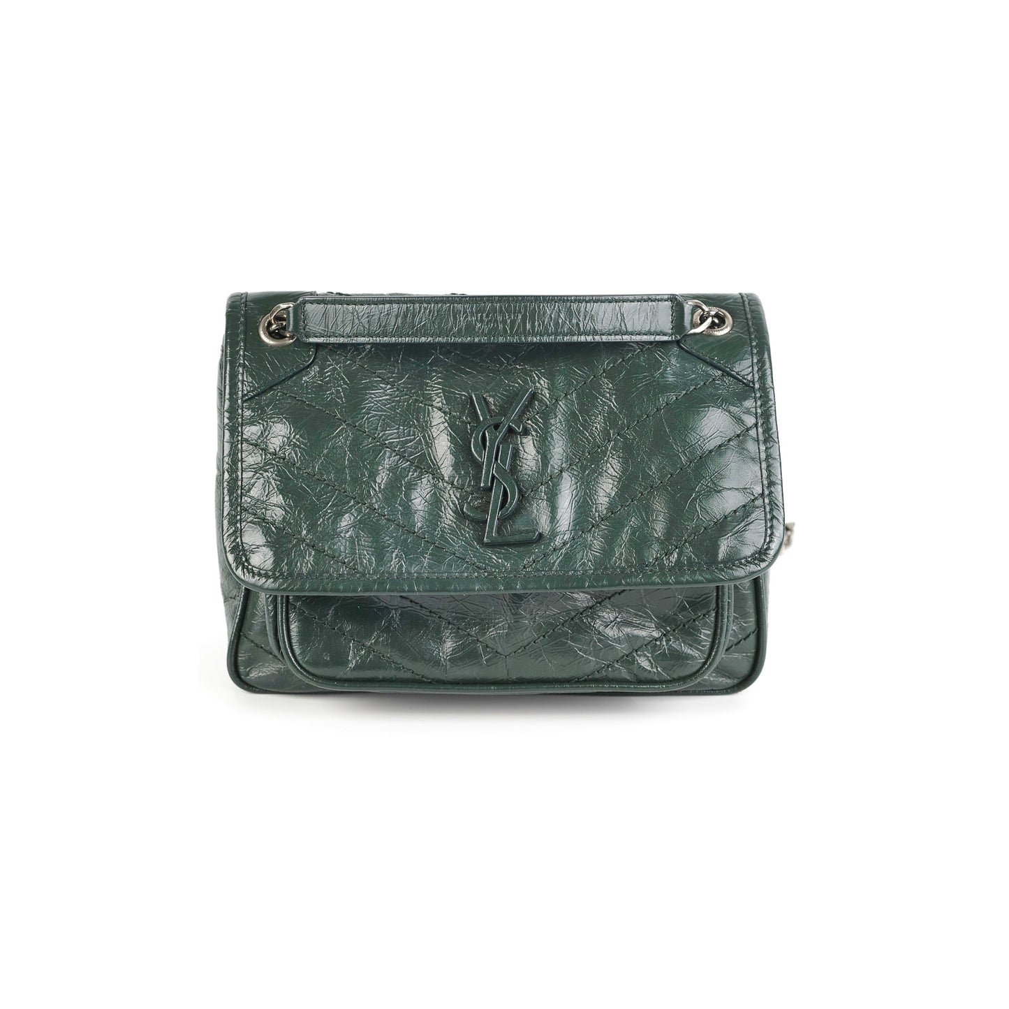 Deal Of The Week- Saint Laurent Niki Baby Green Shoulder Bag