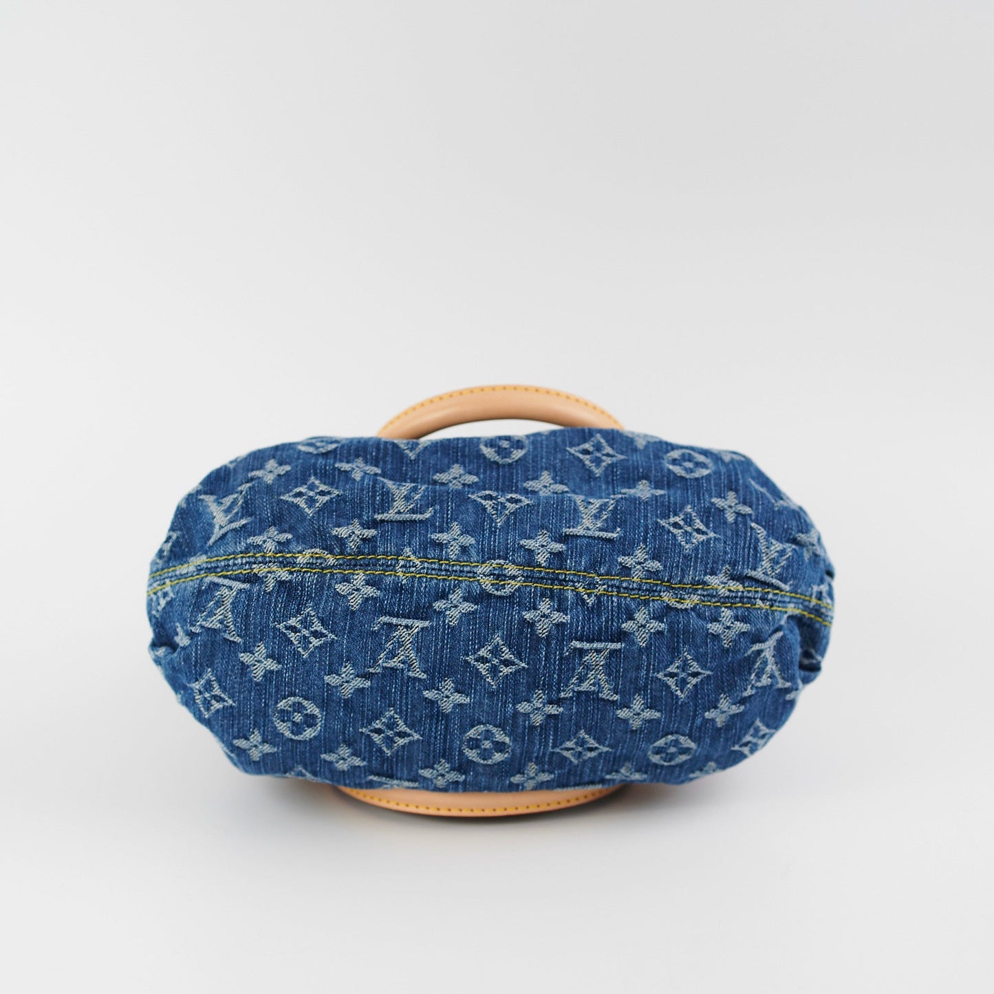 Louis Vuitton Pleaty Denim Handbag
