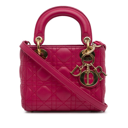 Dior Lady Dior Quilted Leather Shoulder Bag
